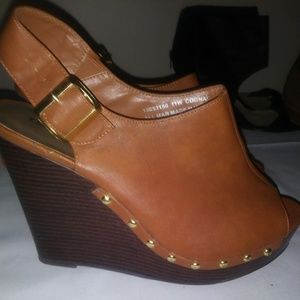 Torrid wedges 11w cognac